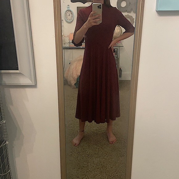 midi dress, elbow length sleeves - Picture 2 of 2